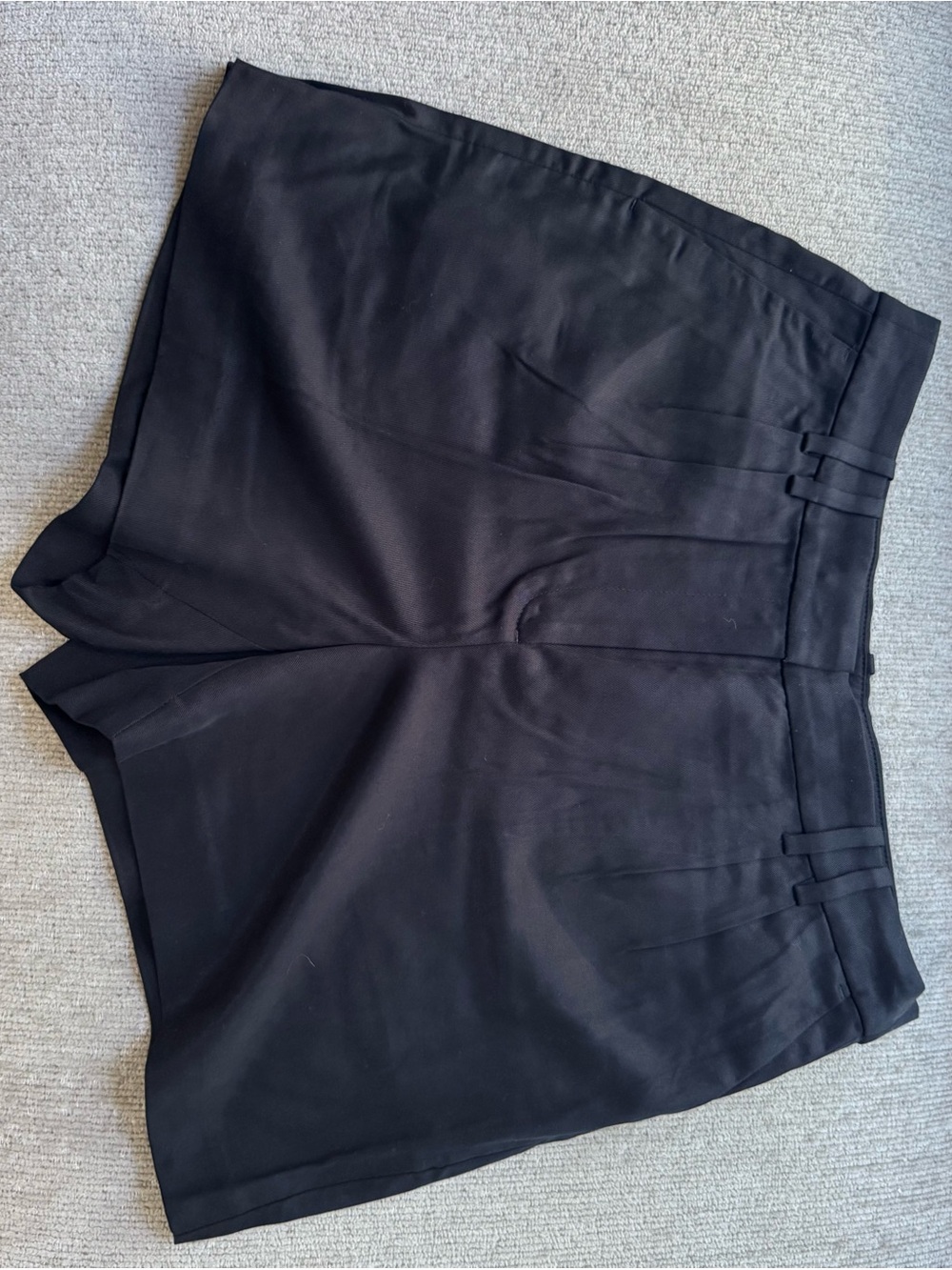 J. Crew Black Tailored High-Waist Shorts